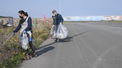 U.S Navy and Air Force Cleanup Misawa Fishing Port