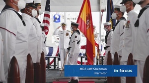 CTF 65 Change of Command In Focus