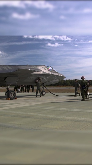 2nd MAW Marines Arm and Refuel F-35s (9x16)