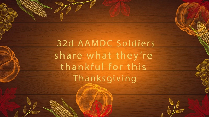 32d AAMDC Command Team Thanksgiving Well Wishes