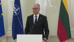Joint press conference: opening remarks by the President of Lithuania