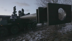 B-ROLL: Slovakia's newest artillery makes a training stop at Battle Group Poland