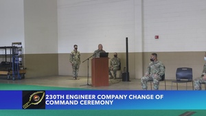 230th Engineer Company Change of Command Ceremony (Package)