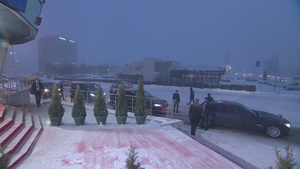 NATO Secretary General arrives at the ATTA Convention Centre for the meeting of NATO Foreign Ministers in Riga (Day 2)
