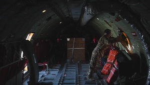 340th EARS KC-135 connects with F-16's