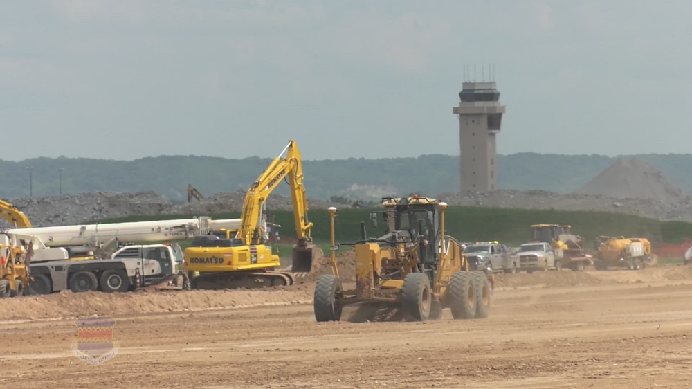 DVIDS Video Offutt AFB Runway Construction Update July 2021