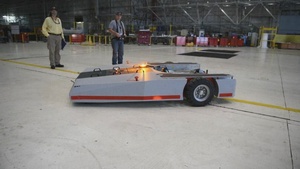 TOWFLEXX 5.4 or TF-5, remote controlled electric aircraft tug training