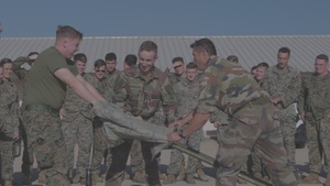 10th Marine Regiment French Bilateral Visit B-Roll (60fps)
