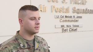 PACAF AIRPS DET 3 Airman delivers morale