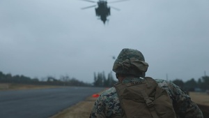 Bulk Fuel Specialists with CLR-3 conduct FARP operations
