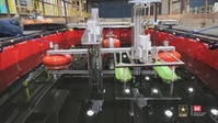 CRREL, BSEE, and the University of Beirut Test Oil Thickness Measuring Device (w/ bug, lower 3rd, close-out)