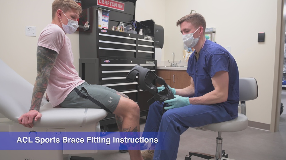 DVIDS Video ACL Sports Brace Fitting Instructions