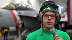 USS Carl Vinson (CVN 70) Sailors Send Holiday Regards to their Families