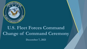 U.S. Fleet Forces Change of Command