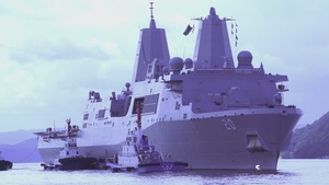USS Greenbay (LPD 20) HOMECOMING