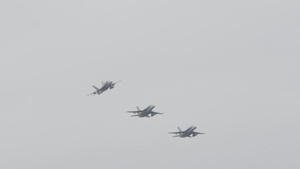 F/A-18s Landing at Hyakuri (B-Roll)