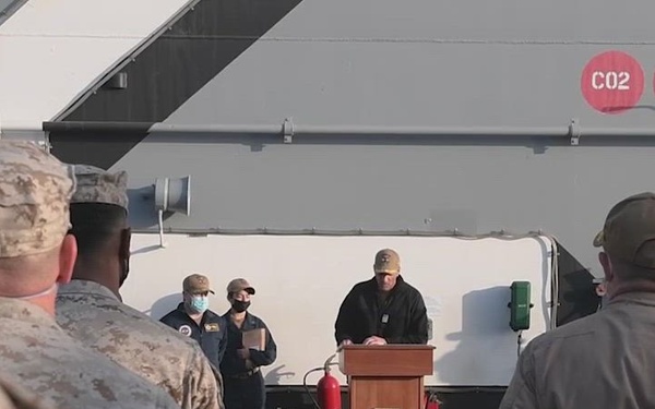USS Arizona Relic Presentation