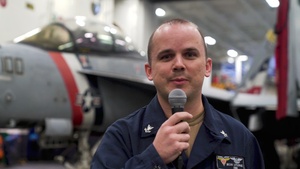 USS Carl Vinson (CVN 70) Sailors Send Holiday Regards to their Families