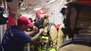 USCGC Stone conducts damage control training drills