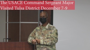 USACE Command Sergeant Major Visits Tulsa District