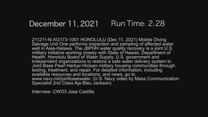 Mobile Diving Salvage Unit One Performs Inspection and Sampling of Affected Water in Hawaii
