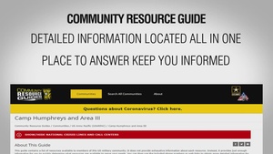 ARMY COMMUNITY RESOURCE GUIDE