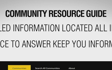 ARMY COMMUNITY RESOURCE GUIDE