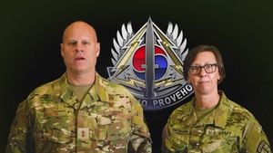 SOCKOR Welcome Video with Maj. Gen. Michael E. Martin and CSM JoAnn Naumann