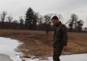 Marine participates in cold-water immersion training at Fort McCoy during CWOC, Part IV
