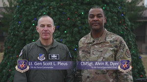 7th Air Force Leadership Holiday Shoutout