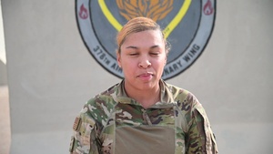 Senior Airman Marissa McClure, Holiday Greeting