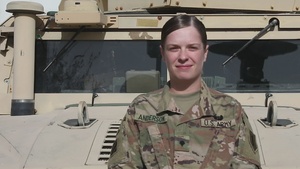 SPC Anderson Holiday Greeting for Edmond, OK