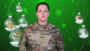 U.S. Army Maj. Victoria Watson Holiday Shout Out