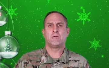 U.S. Army 1st Lt. Thomas R Hall Hometown Holiday Shoutout