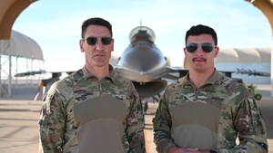 Senior Master Sergeant Steve Veers and Airman First Class Isac Veers, Holiday Greeting