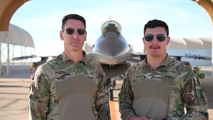 Senior Master Sergeant Steve Veers and Airman First Class Isac Veers, Holiday Greeting
