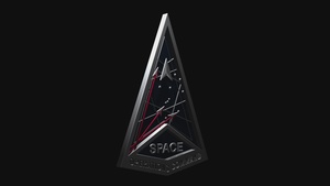 Space Operations Command Emblem in 3D, 30 Seconds