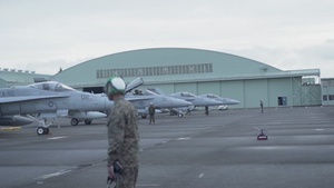 Hyakuri ATR 2021: F/A-18s conduct operations at Hyakuri