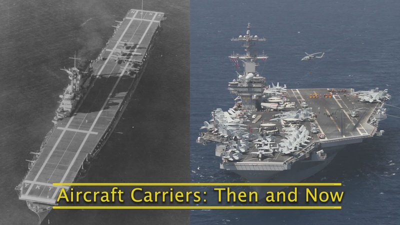 Battle of Midway: Aircraft Carriers Then and Now