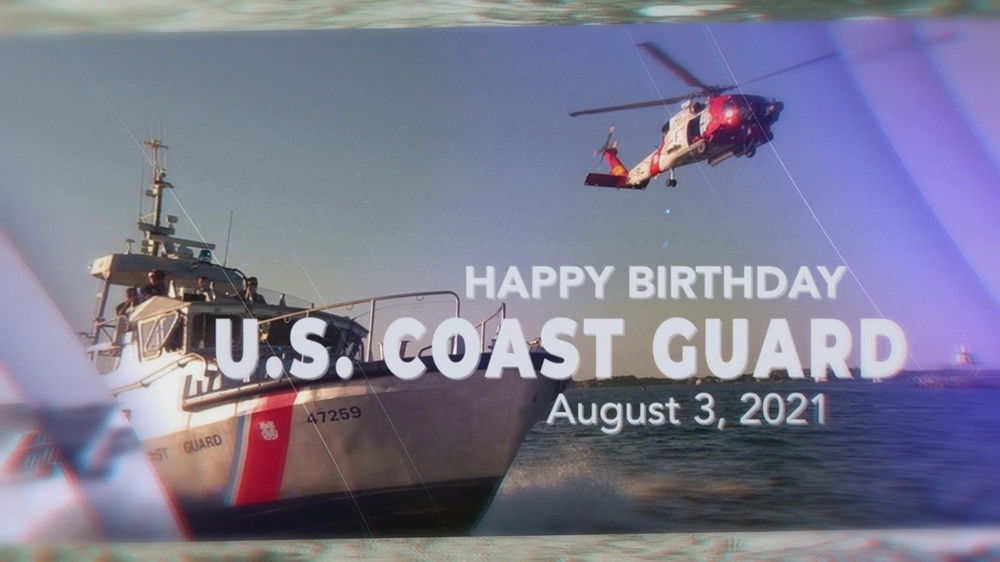 DVIDS - Video - U.S Coast Guard Birthday 2021 Facebook Animation