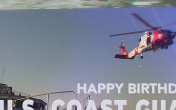 U.S Coast Guard Birthday 2021 Facebook Animation