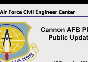 December 2021 Cannon AFB PFOS/PFOA Virtual Meeting