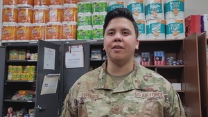 647th FSS Airmen & Family Readiness Center food pantry