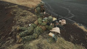 3d MLG Marines conduct M240 medium machine gun range during Resolute Dragon 21