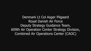 Afghanistan NEO Reflections: Denmark Lt. Col. Asger Pilgaard
