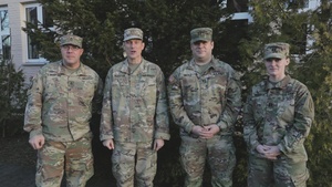 1st Infantry Division overseas holiday shout outs B-ROLL