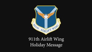 911th Airlift Wing 2021 Holiday Message