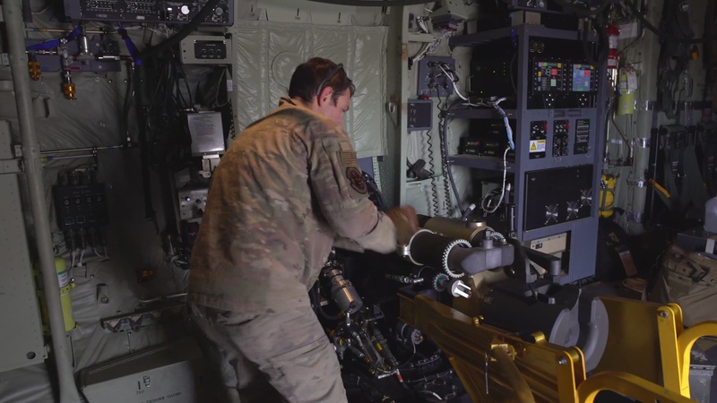 AC-130J Ghostrider live fire training
