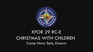 KFOR RC-E Christmas with Children at Camp Novo Selo