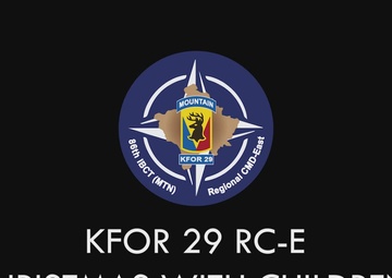 KFOR RC-E Christmas with Children at Camp Novo Selo